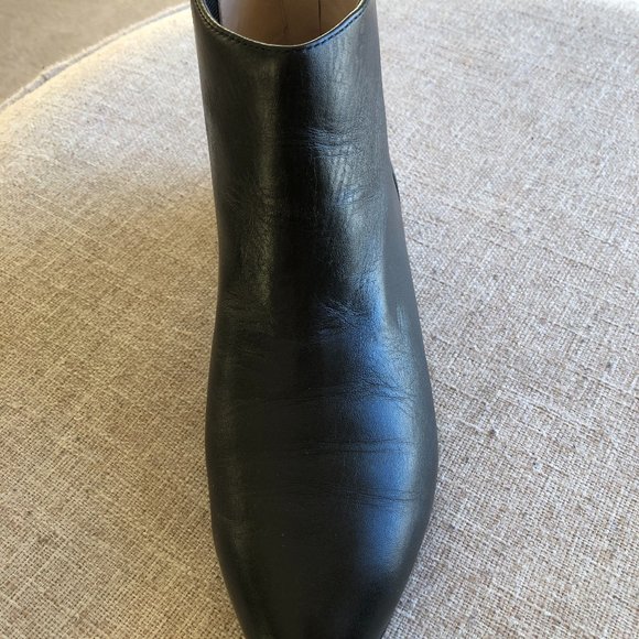 Nine West Black Leather Ankle Boot NWT - Picture 7 of 8